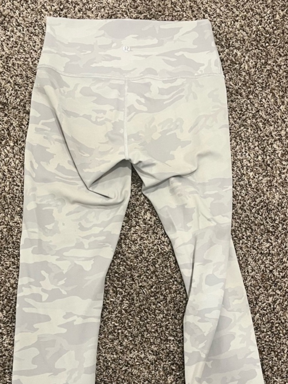 lululemon athletica Light Gray Camo High-Rise Leggings